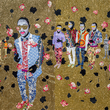Untitled Lightz II by Ebony G. Patterson
